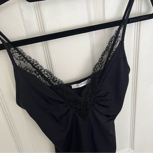 Zara black lace body suit